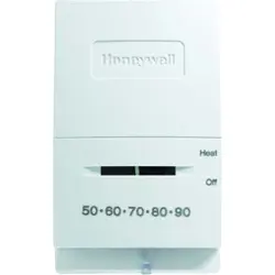  HONEYWELL MERCURY FREE HEAT-ONLY THERMOSTAT FOR SINGLE-STAGE LOW-VOLTAGE;