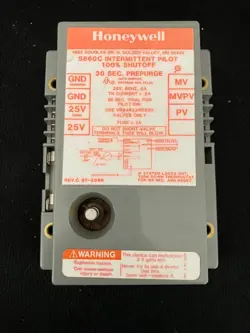 PRE OWNED HONEYWELL S860C1000 DIRECT SPARK IGNITION CONTROL MODULE