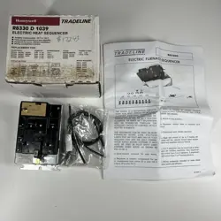 HONEYWELL R8330D1039 ELECTRIC HEAT SEQUENCER TRADELINE CONTROL CONTROLLER NEW
