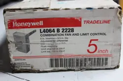 FAN/LIMIT CONTROLLER 5INCH