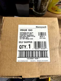 HONEYWELL V8944B 1043 DIAPHRAM GAS VALVE