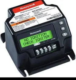 HONEYWELL R7284U1004 OIL PRIMARY CONTROL JUNCTION BOX - BLACK