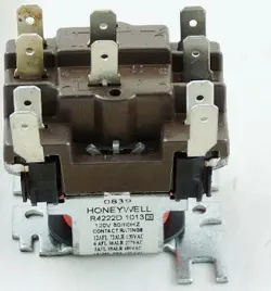 HONEYWELL R4222D1013 GENERAL PURPOSE 120 VOLT RELAY WITH DPDT SWITCHING