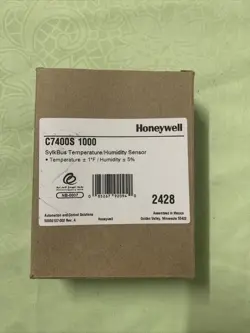 HONEYWELL C7400S 1000 SYLKBUS TEMPERATURE/HUMIDITY SENSOR