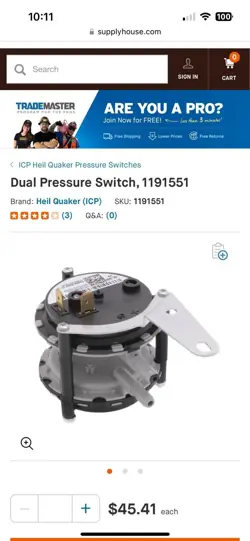 HONEYWELL L8148J1009 AQUASTAT