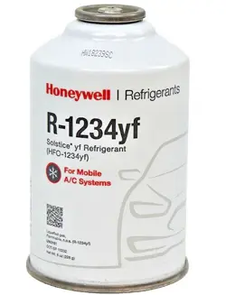 REFRIGERANT HFO1234YF, AUTOMOTIVE 8 OZ SELF SEALING CAN UNIQUE FITTING