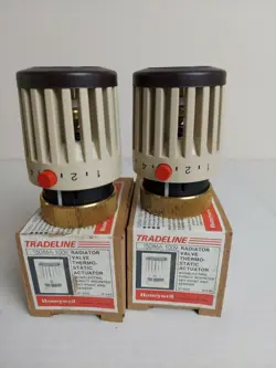 2 HONEYWELL T5086A1009 RADIATOR VALVE THERMOSTATIC ACTUATOR NEW IN BOX!