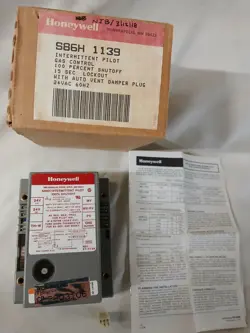 HONEYWELL S86H 1139 INTERMITTENT PILOT GAS CONTROL MODULE, NEW