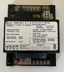 HONEYWELL ST9120G 2008 FAN CONTROL CIRCUIT BOARD HQ1008773HW