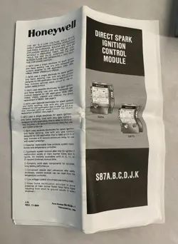 HONEYWELL DIRECT SPARK
