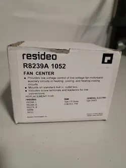 HONEYWELL RESIDEO R8239A 1052 FAN CONTROL CENTER