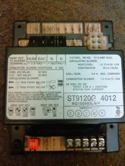 HONEYWELL ST9120G4012 FAN CONTROL CIRCUIT BOARD HQ1009836HW