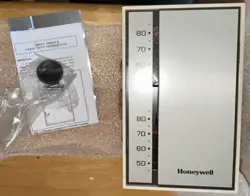 HONEYWELL T6051A-1016 HEAVY DUTY HEAT / COOL ELECTRONIC THERMOSTAT BEIGE 46-84 F