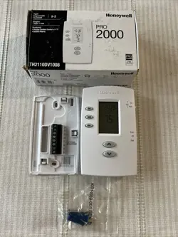 HONEYWELL PRO 2000 PROGRAMMABLE, 1H/1C, VERTICAL THERMOSTAT TH2110DV1008