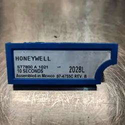 HONEYWELL ST7800 A 1021 FIXED 10 SECOND PURGE TIMER