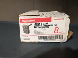 NEW HONEYWELL L4064B2236 COMBINATION FAN AND LIMIT CONTROL 8 INCH