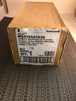 HONEYWELL MS4105A1030 ACTUATOR NEW!