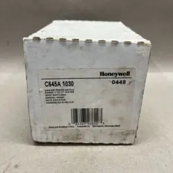C645A-1030 HONEYWELL LP, NATURAL GAS OR AIR PRESSURE LIMIT SWITCH 3-21 IN W.C