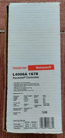 BOX HONEYWELL L4006A