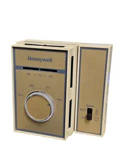 T6169C4015 HONEYWELL FAN COIL THERMOSTAT AUTO-OFF 44-86 DEG. 1/3HP NEW