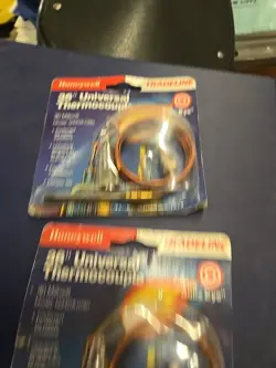 TWO NEW HONEYWELL UNIVERSAL THERMOCOUPLE WITH ADAPTERS - 36