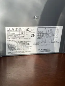 HONEYWELL RA117A