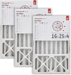 HONEYWELL HOME 16X25X4 MERV 8, AC FURNACE AIR FILTER, 3 3 COUNT (PACK OF 3) 