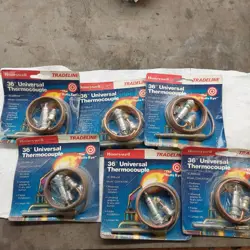 6 PCS. HONEYWELL Q340A1090 UNIVERSAL THERMOCOUPLE 