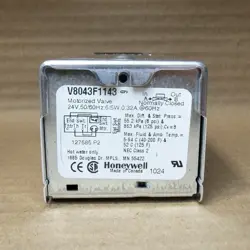 NEW HONEYWELL V8043F1143 MOTORIZED ZONE VALVE HEAD SWEAT CONNECTION NC 24V NNB