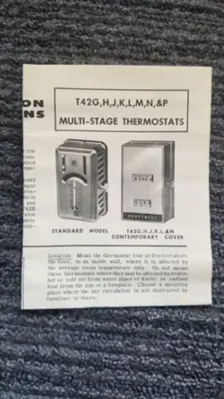 STAGE THERMOSTAT