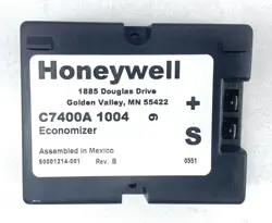HONEYWELL ENTHALPY SENSOR ECONOMIZER C7400A 1004 50001214-001 REV. B