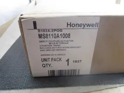 HONEYWELL MS8110A1008 ACTUATOR NEW!