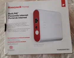 HONEYWELL THM6000R7001 REDLINK INTERNET GATEWAY W ETHERNET CABLE & POWER ADAPTER