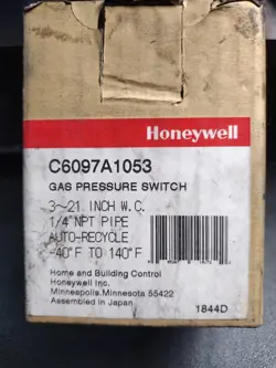GAS PRESSURE SWITCH