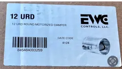 EWC CONTROLS 12URD 12” URD MOTORIZED VENT DAMPER HONEYWELL