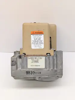 FOR PARTS ONLY - HONEYWELL SV9501M 2726 - SMARTVALVE FURNACE GAS VALVE