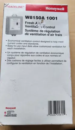 W8150A1001 HONEYWELL FRESH AIR VENTILATION CONTROL NEW W8150A 1001 FREE SHIPPING