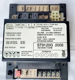 HONEYWELL HQ1008773HW ST9120G2008 FURNACE CONTROL CIRCUIT BOARD