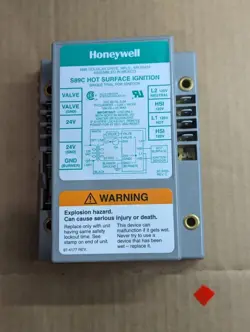 CARLIN HONEYWELL S89C1087 HSI CONTROL 6SEC. LOCKOUT, FENWAL 05-326225-053 TESTED
