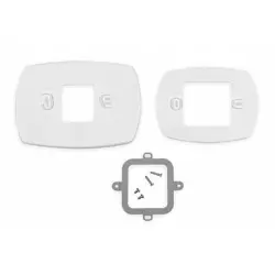 HONEYWELL HOME 50001137-001 COVER PLATE, PLASTIC, WHITE