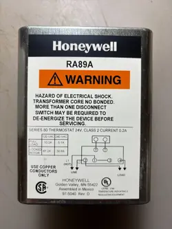 HONEYWELL RA89A 1074 TRANSFORMER RELAY - NEW IN BOX