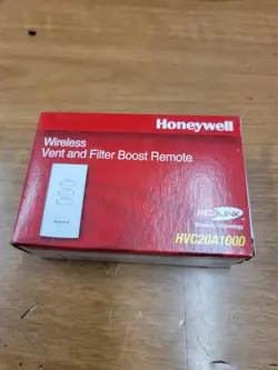 HONEYWELL HVC20A1000 WIRELESS VENT & FILTER BOOST REMOTE