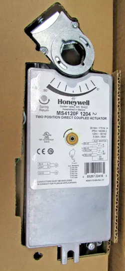NEW HONEYWELL  ELECTRIC ACTUATOR: DIRECT MOUNT, SPRING RETURN, 175
