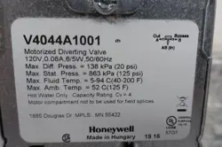 DIVERTING ZONE VALVE