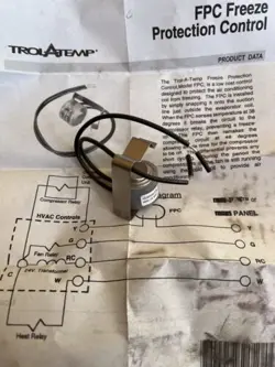 HONEYWELL FPC FREEZE PROTECTION CONTROL AIR CONDITIONING TROL-A-TEMP NOS