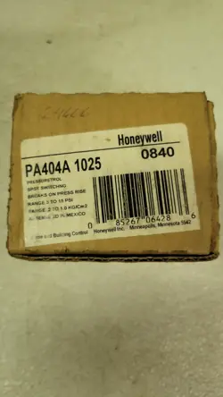PA404A 1025 PRESSURETROL