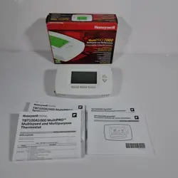HONEYWELL TB7100A1000 MULTIPRO 7000 PROGRAMMABLE AND NON-PROGRAMMABLE THERMOSTAT
