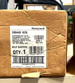 NEW! HONEYWELL V8944B 1076 1-1/2