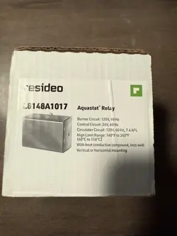 RESIDEO HONEYWELL L8148A1017 AQUASTAT RELAY HIGH LIMIT BRAND NEW