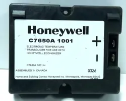 HONEYWELL C7650A-1001 ELECTRONIC TEMPERATURE TRANSDUCER FOR ECONOMIZER